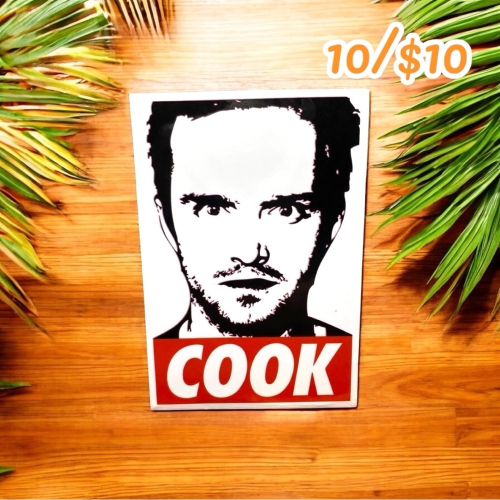 10 / $10 Cook Breaking Bad Inspired Sticker - Jesse Pinkman